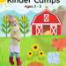 Kinder Camp (ages 3 - 5)