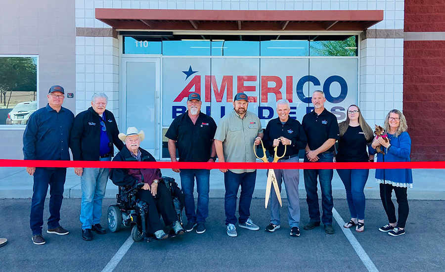 Surprise City Council members join Americo for a ribbon cutting