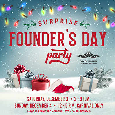 Surprise Founders Day Party