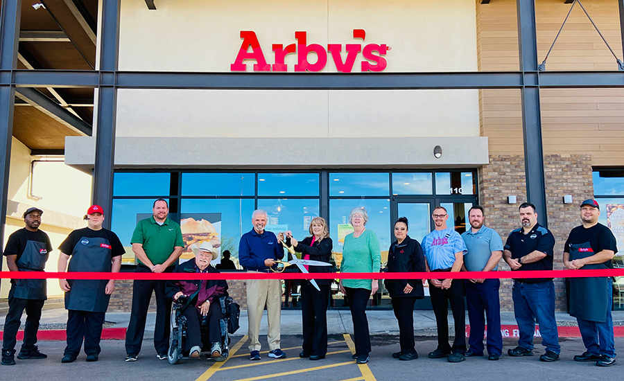 Surprise City Council joins Arby's for a ribbon cutting